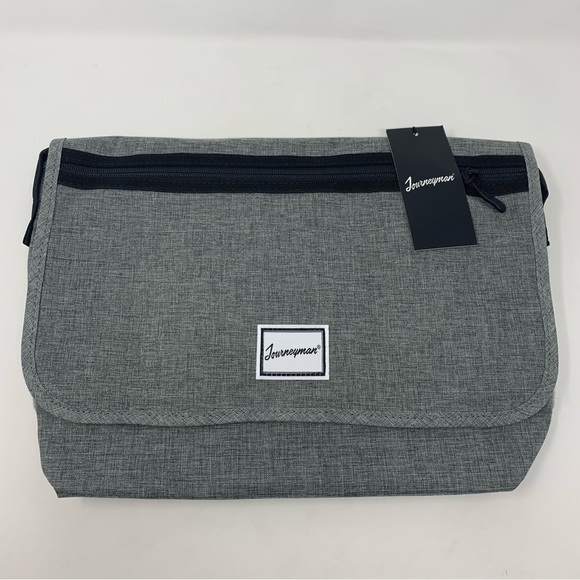 NEW Journeyman Gray Messenger Bag - Picture 2 of 7